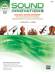 Sound Innovations: Sound Development for Intermediate String Orchestra Violin string method book cover Thumbnail